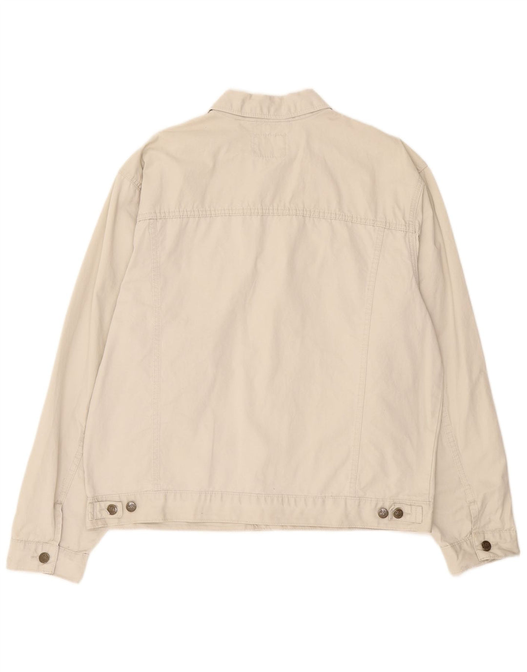 Lee Mens Bomber Jacket UK 42 XL Beige Cotton
