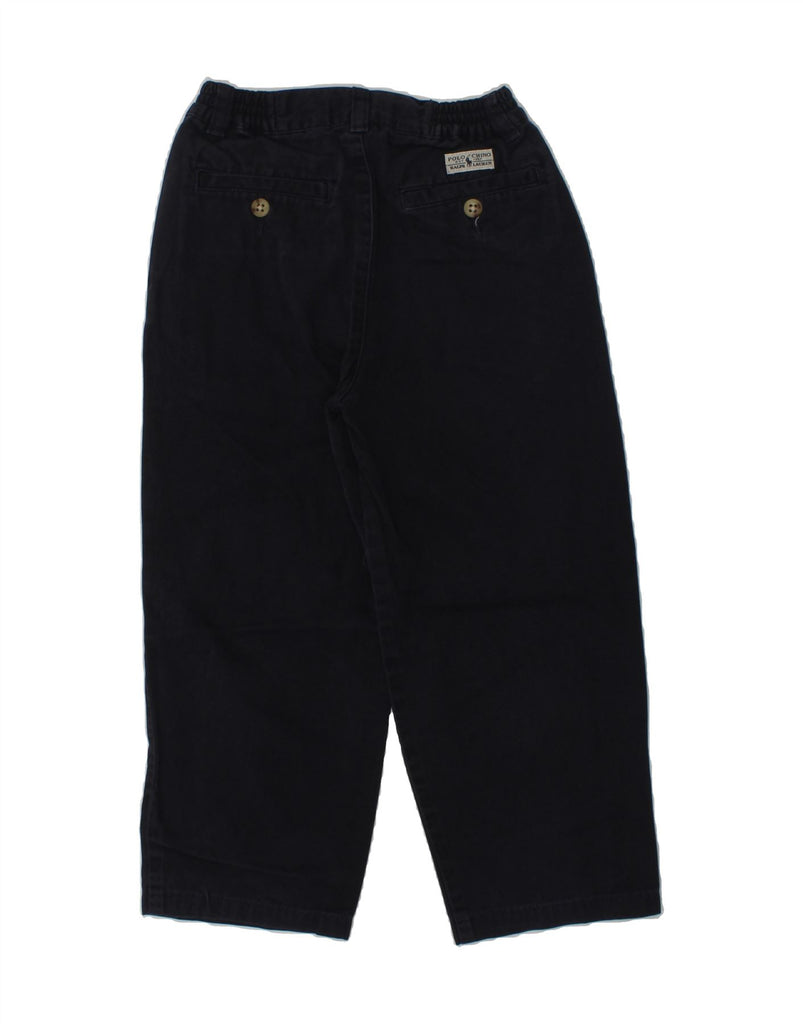 POLO RALPH LAUREN Boys Straight Chino Trousers 4-5 Years W20 L17 Navy Blue | Vintage Polo Ralph Lauren | Thrift | Second-Hand Polo Ralph Lauren | Used Clothing | Messina Hembry 