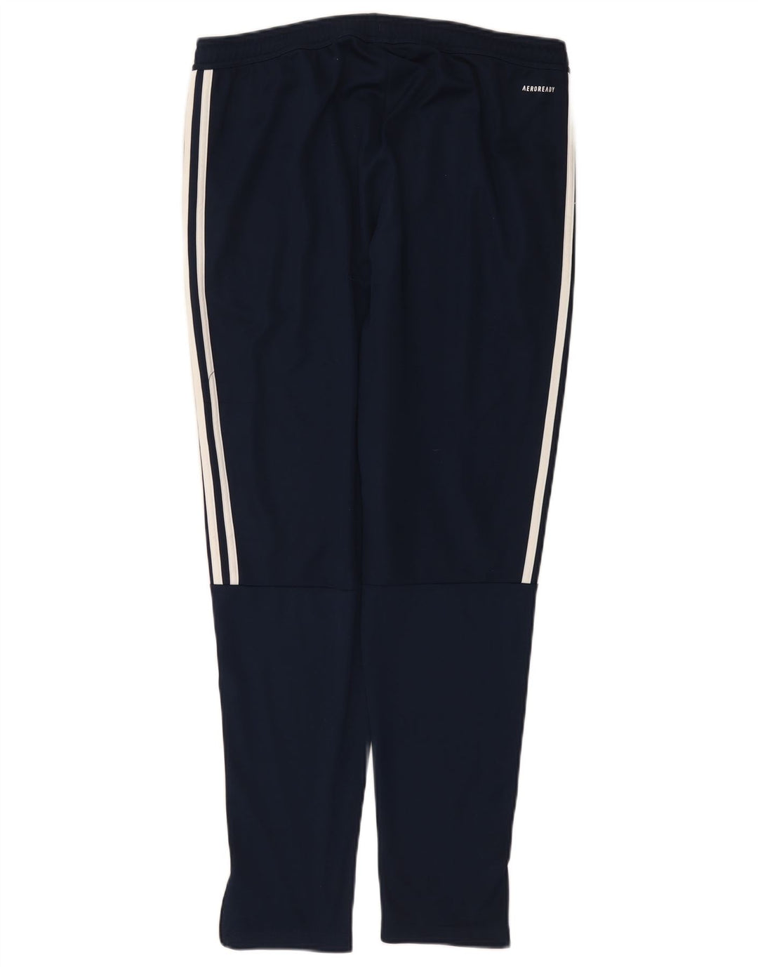 ADIDAS Mens Aeroready Tracksuit Trousers Large  Navy Blue Polyester