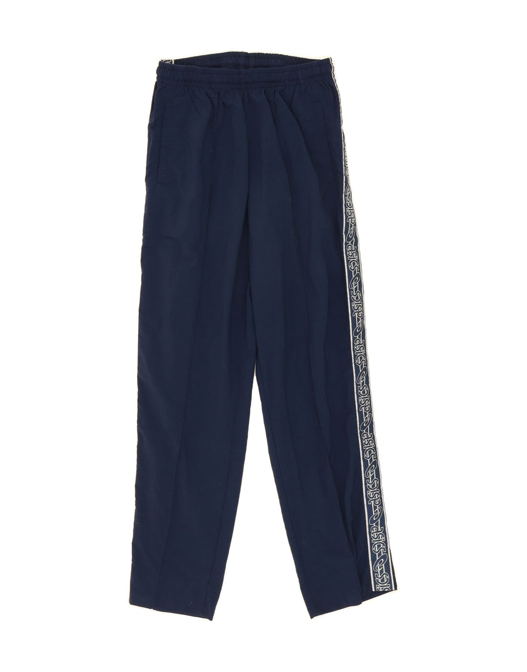 ASICS Mens Graphic Full Tracksuit Medium  Blue Colourblock Nylon