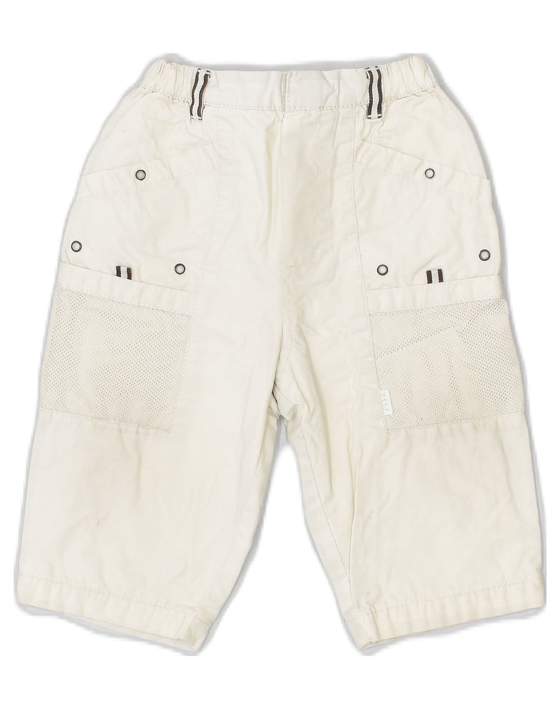 MEXX Baby Boys Cargo Shorts 6-9 Months W16 Off White Cotton | Vintage Mexx | Thrift | Second-Hand Mexx | Used Clothing | Messina Hembry 