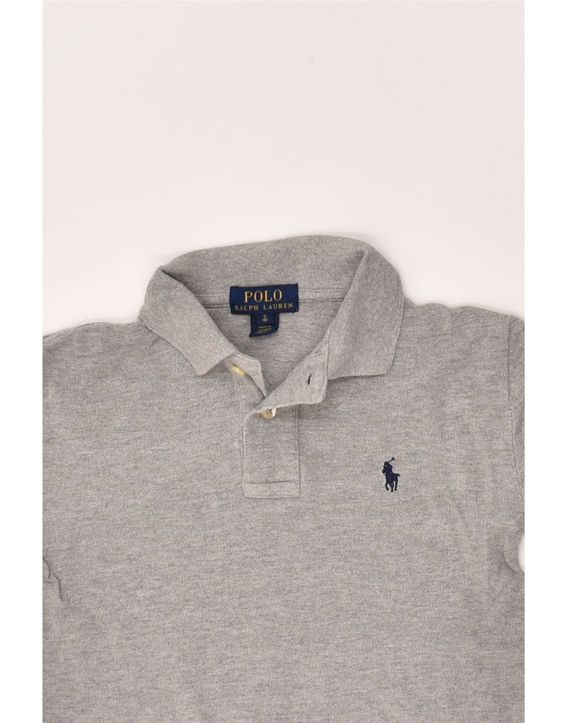 POLO RALPH LAUREN Boys Polo Shirt 7-8 Years Small Grey | Vintage Polo Ralph Lauren | Thrift | Second-Hand Polo Ralph Lauren | Used Clothing | Messina Hembry 