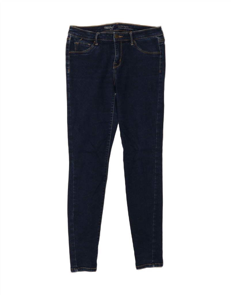 MOSSIMO Womens Mid Rise Jegging Jeans US 8 Medium W29 L39 Navy Blue Cotton Vintage Mossimo and Second-Hand Mossimo from Messina Hembry 