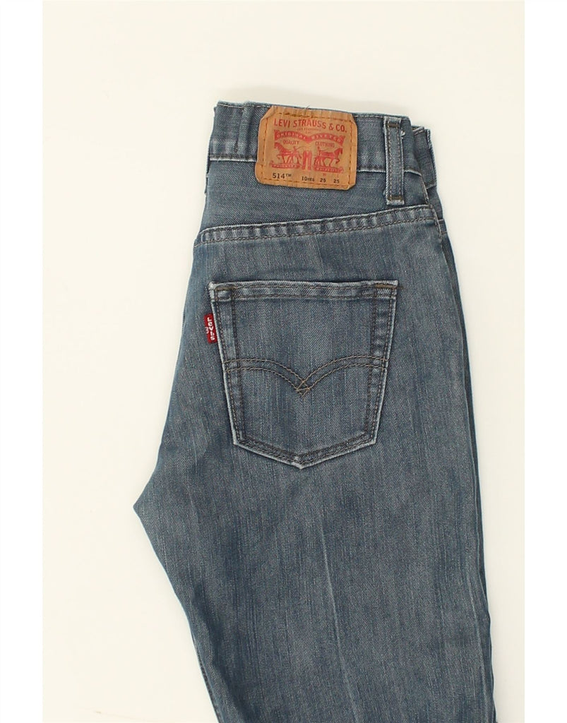 LEVI'S Boys 514 Straight Jeans 9-10 Years W25 L25  Blue Cotton | Vintage Levi's | Thrift | Second-Hand Levi's | Used Clothing | Messina Hembry 