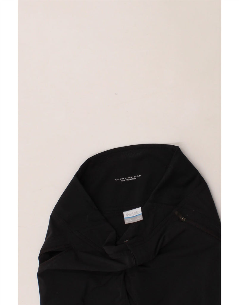 COLUMBIA Womens Omni-Shade Straight Cargo Trousers US 2 XS W28 L32 Black Vintage Columbia and Second-Hand Columbia from Messina Hembry 