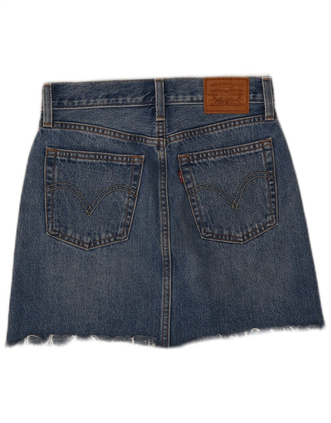 Levi's Womens Denim Skirt W24 XS Blue Cotton
