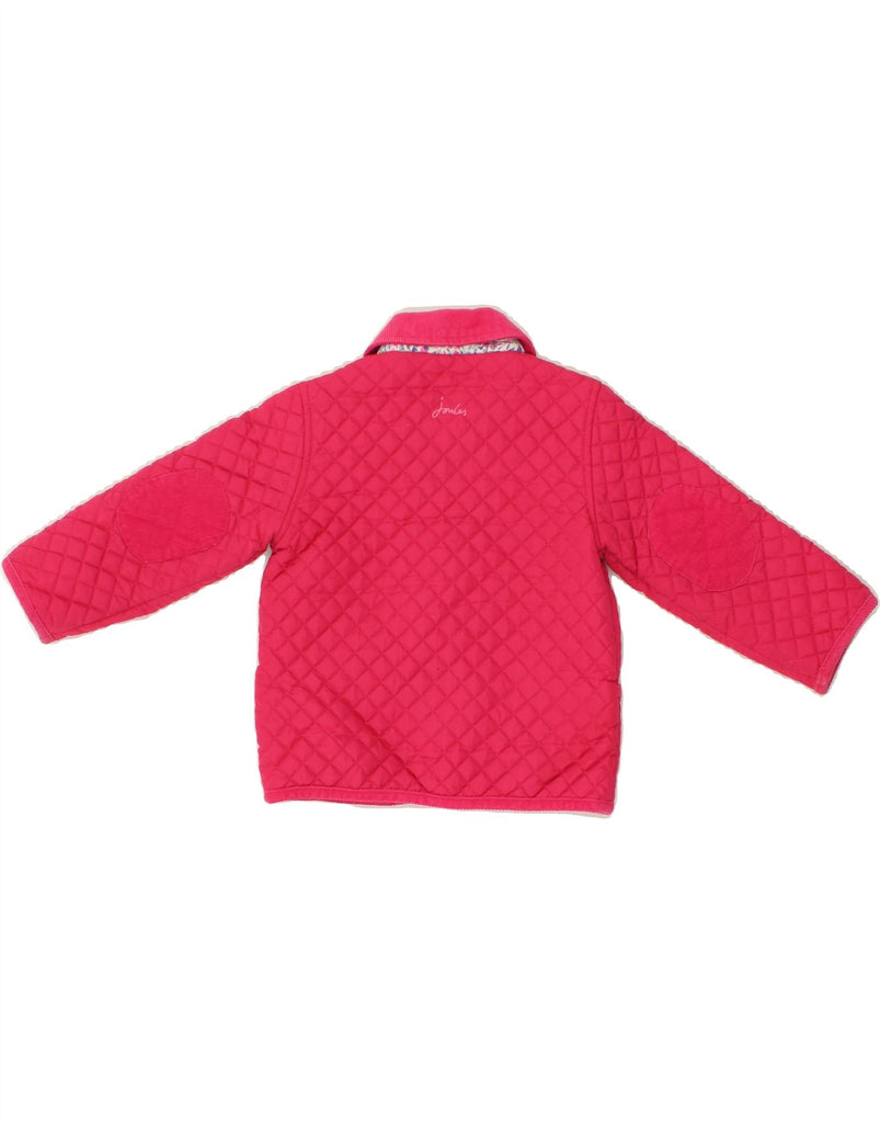 JOULES Baby Girls Quilted Jacket 18-24 Months Red Polyester | Vintage Joules | Thrift | Second-Hand Joules | Used Clothing | Messina Hembry 