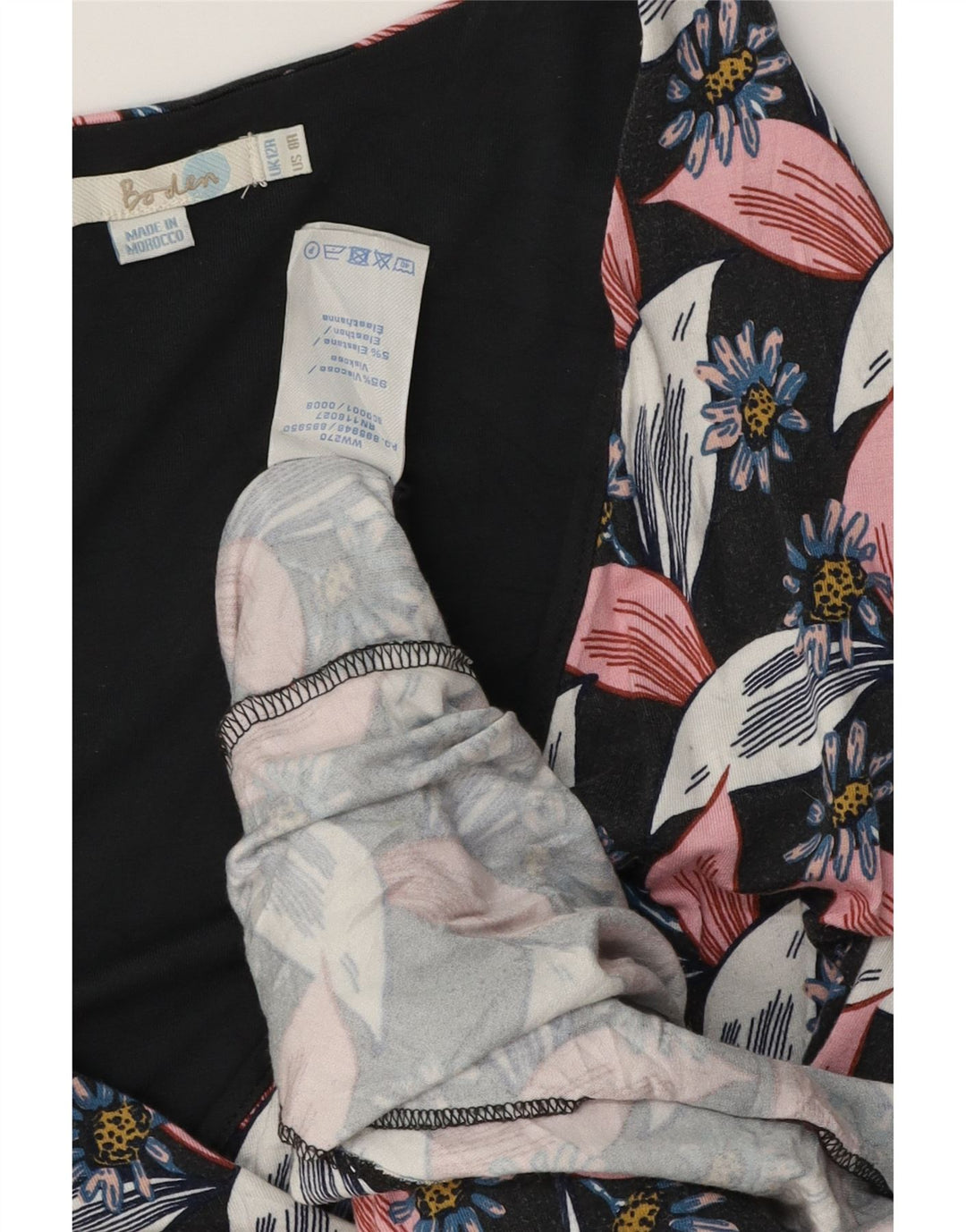 Boden Womens Sheath Dress UK 12 Medium Multicoloured Floral Viscose