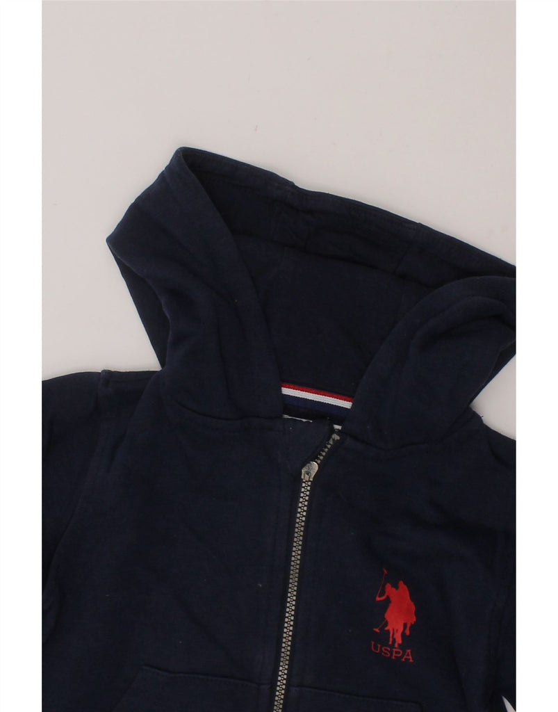 U.S. POLO ASSN. Baby Boys Zip Hoodie Sweater 9-12 Months Navy Blue Vintage U.S. Polo Assn. and Second-Hand U.S. Polo Assn. from Messina Hembry 