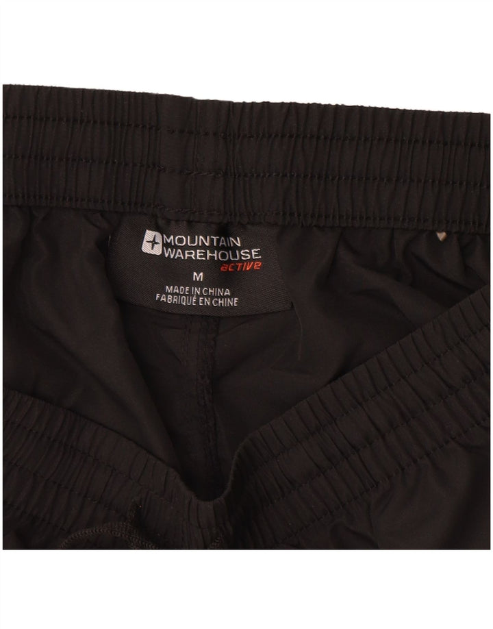MOUNTAIN WAREHOUSE Mens Sport Shorts Medium Black Polyester