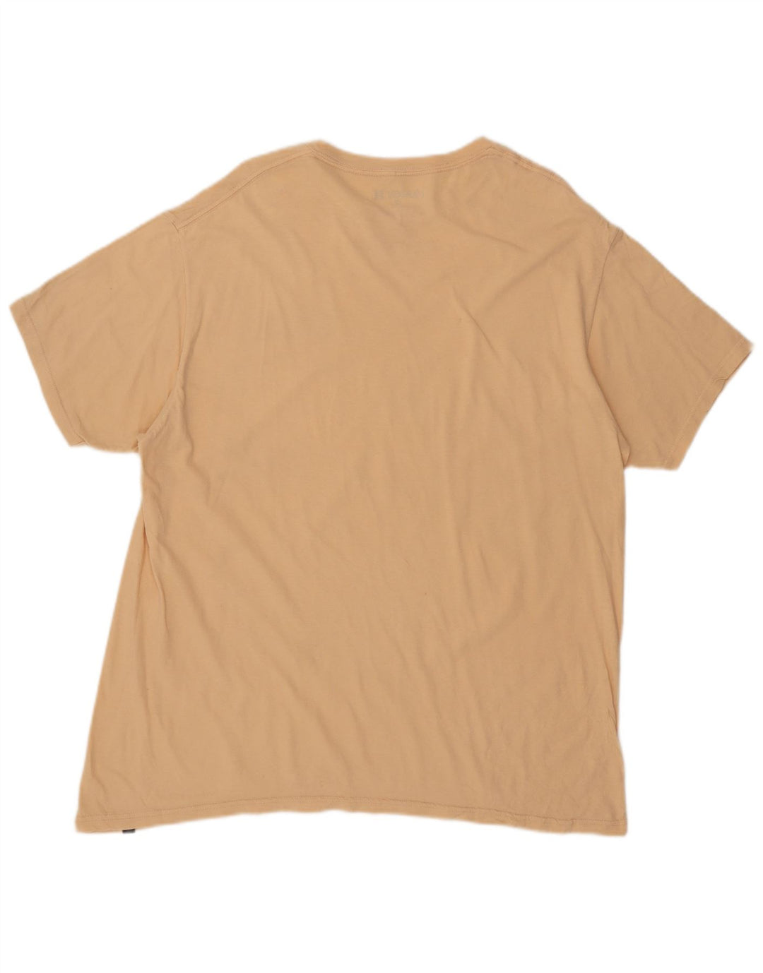 Hurley Mens T-Shirt Top XL Beige Cotton