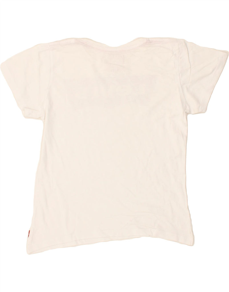 LEVI'S Girls Graphic T-Shirt Top 11-12 Years White Vintage Levi's and Second-Hand Levi's from Messina Hembry 