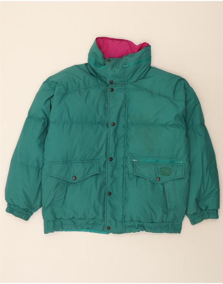Vintage Mens Reversible Padded Jacket UK 42 XL Multicoloured Colourblock