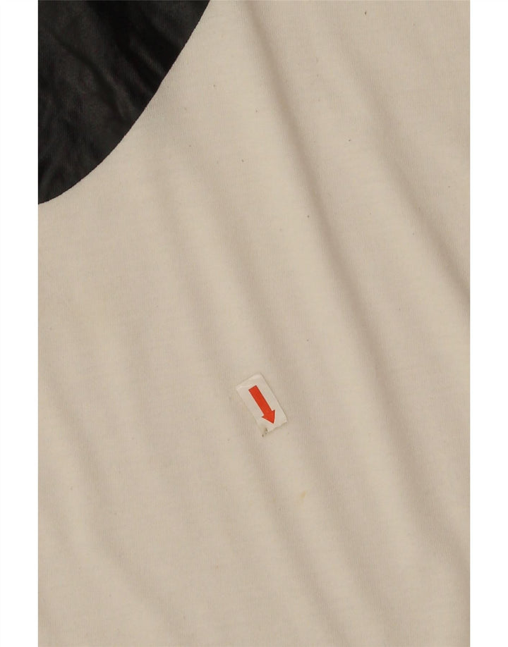 Nike Womens Graphic T-Shirt Top UK 14 Medium White Polyester