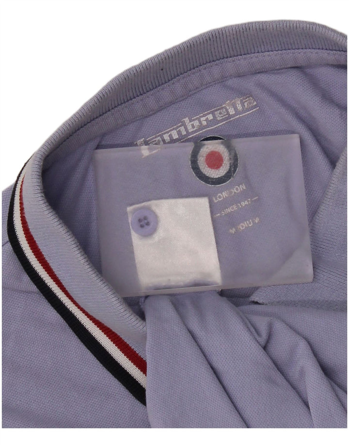 Lambretta Mens Polo Shirt Medium Blue Cotton