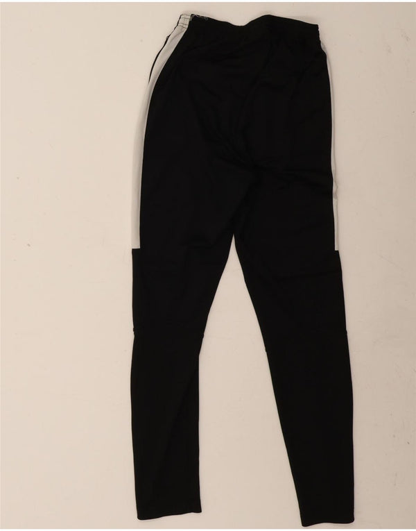 Nike Mens Dri Fit Tracksuit Trousers Small  Black Colourblock Polyester