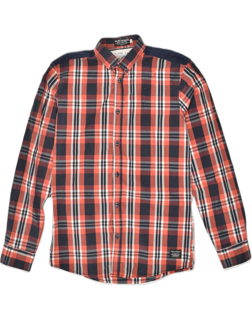 JACK & JONES Mens Shirt Small Red Check | Vintage Jack & Jones | Thrift | Second-Hand Jack & Jones | Used Clothing | Messina Hembry 