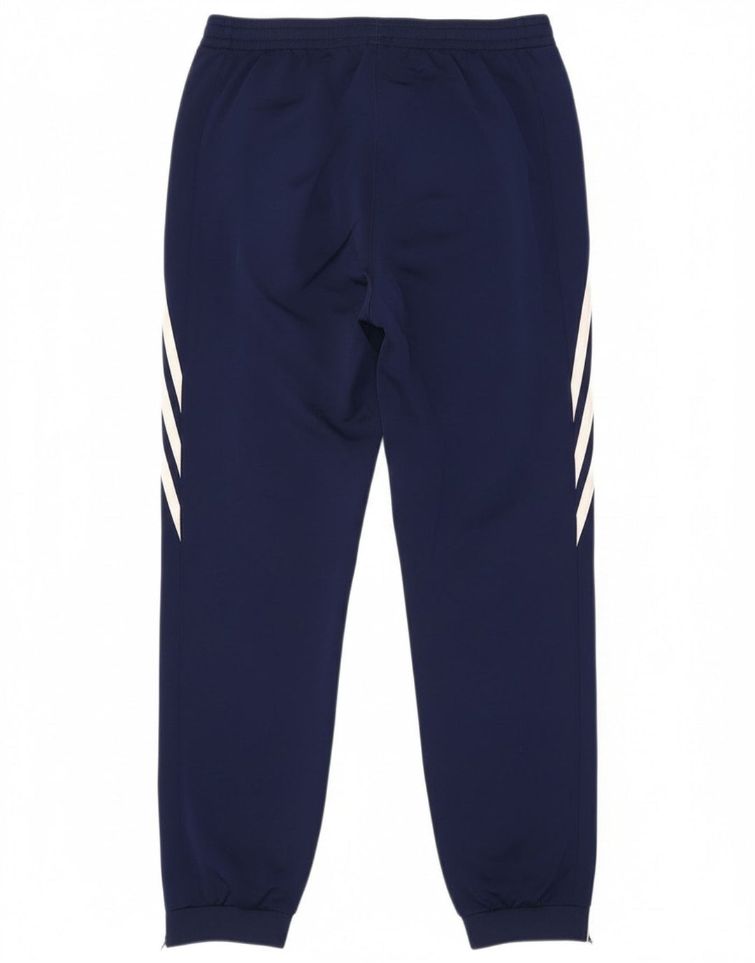 Adidas Boys Tracksuit Trousers Joggers 13-14 Years XL Navy Blue Polyester