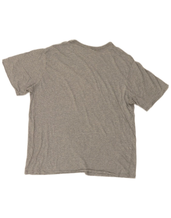 Champion Mens Graphic T-Shirt Top 2XL Grey Cotton