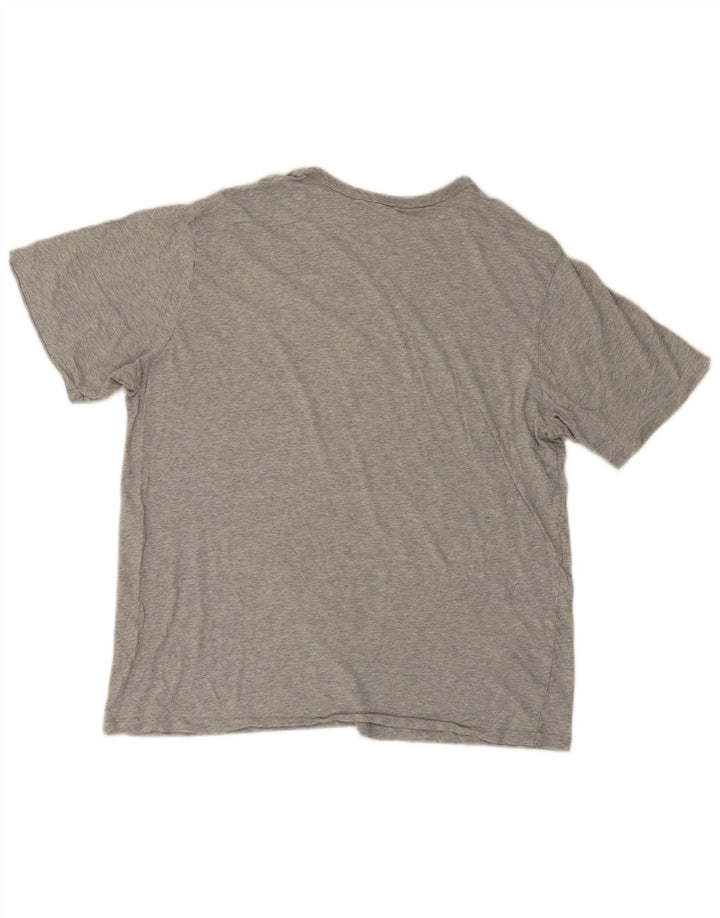 Champion Mens Graphic T-Shirt Top 2XL Grey Cotton