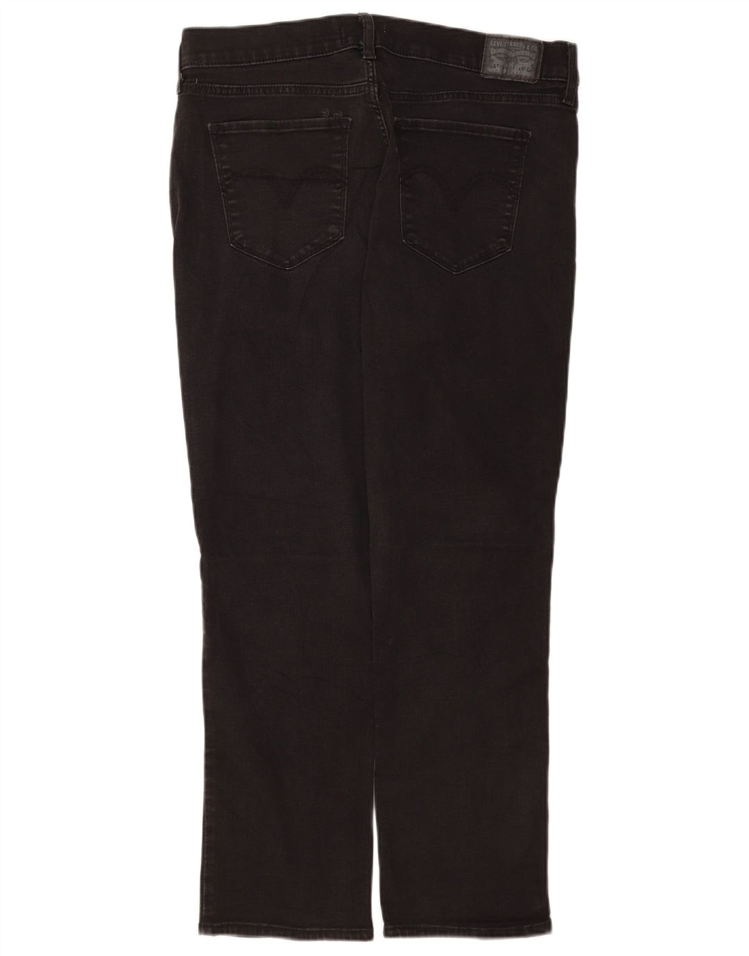 Levi's Womens Classic Straight Jeans US 14 XL W32 L28 Black