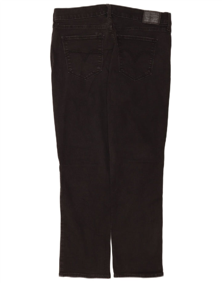 Levi's Womens Classic Straight Jeans US 14 XL W32 L28 Black