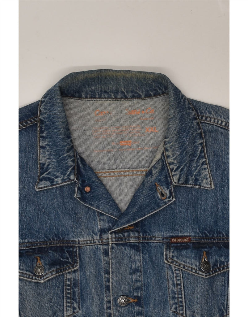 CARRERA Womens Denim Jacket UK 20 2XL Blue Cotton | Vintage Carrera | Thrift | Second-Hand Carrera | Used Clothing | Messina Hembry 