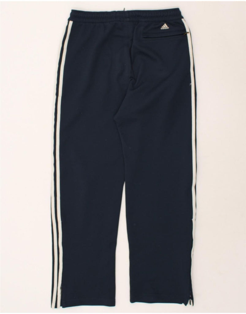 ADIDAS Mens Tracksuit Trousers UK 36/38 Small Navy Blue Polyester | Vintage Adidas | Thrift | Second-Hand Adidas | Used Clothing | Messina Hembry 