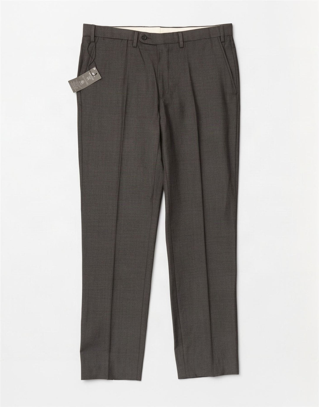 Marks & Spencer Mens Tailored Fit Straight Suit Trousers W36 L33 Grey