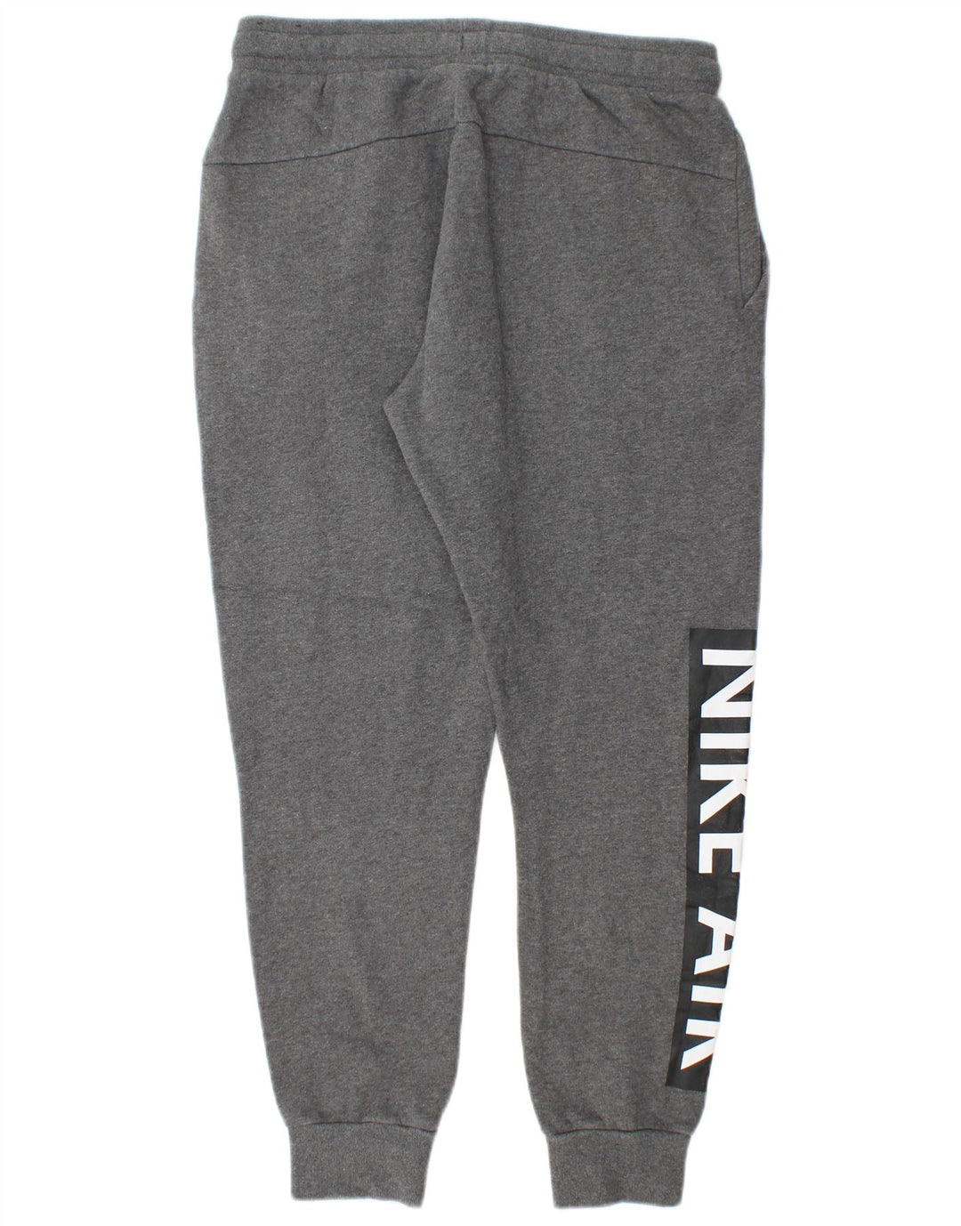 Nike Mens Graphic Tracksuit Trousers Joggers Small Grey Cotton