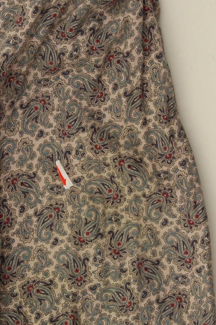 MAC FASHION Mens Shirt Large Blue Paisley