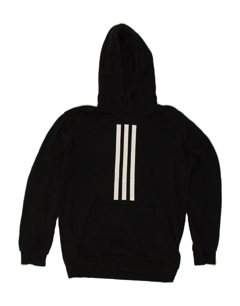 ADIDAS Mens Hoodie Jumper Medium Black Cotton | Vintage Adidas | Thrift | Second-Hand Adidas | Used Clothing | Messina Hembry 