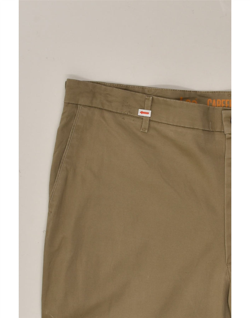 LEE Mens Straight Chino Trousers W42 L32  Brown Cotton | Vintage Lee | Thrift | Second-Hand Lee | Used Clothing | Messina Hembry 