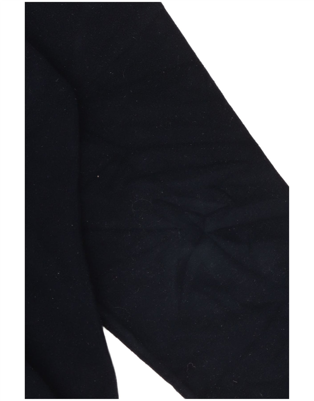 Champion Womens Zip Neck Fleece Jumper UK 14 Medium Navy Blue