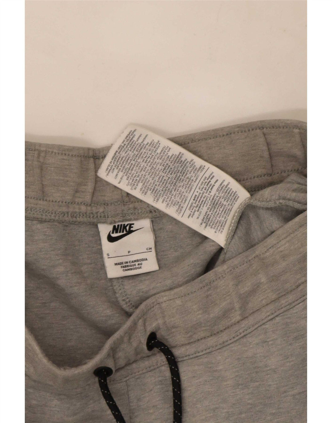 Nike Mens Tracksuit Trousers Joggers Small Grey Cotton