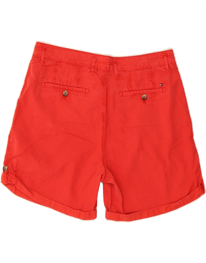 TOMMY HILFIGER Womens Chino Shorts US 8 Medium W34 Red Vintage Tommy Hilfiger and Second-Hand Tommy Hilfiger from Messina Hembry 