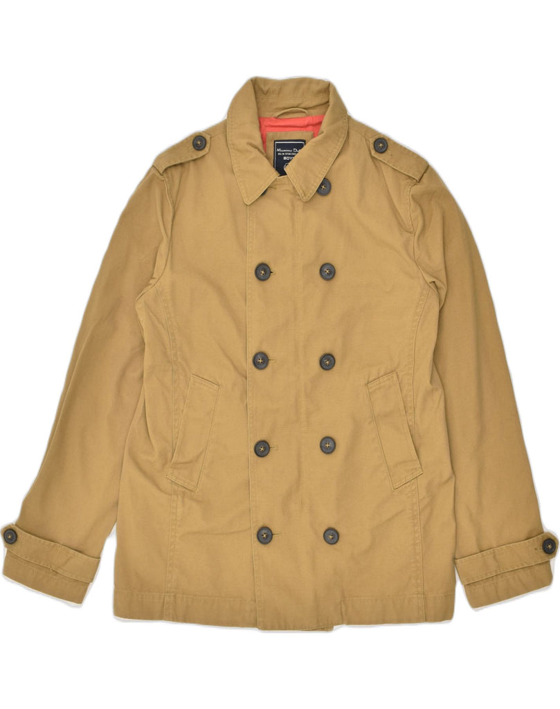 MASSIMO DUTTI Boys Military Jacket 13-14 Years Brown Cotton | Vintage Massimo Dutti | Thrift | Second-Hand Massimo Dutti | Used Clothing | Messina Hembry 