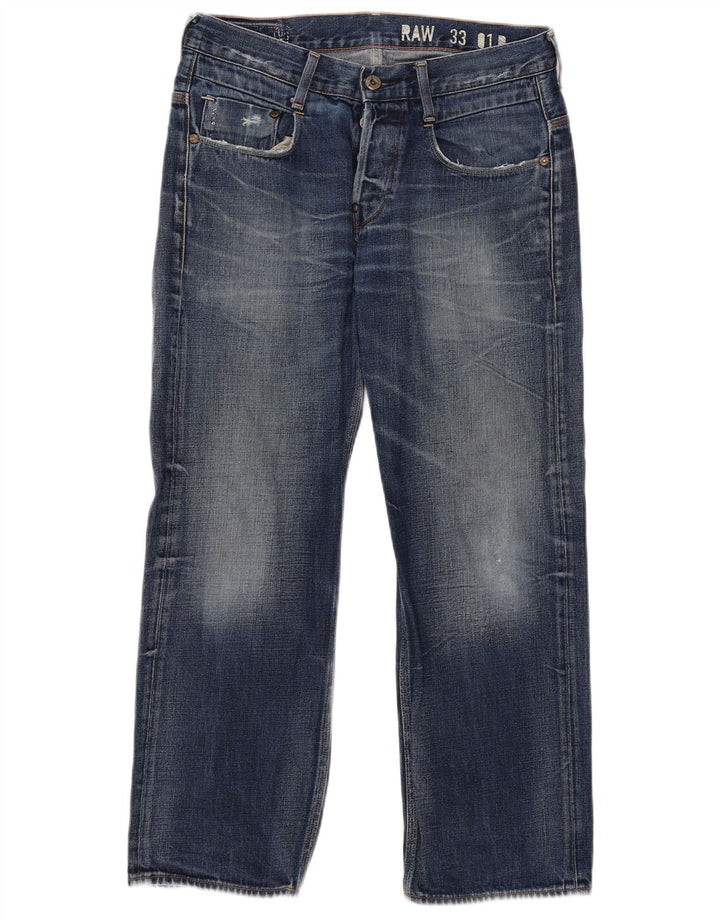 G-STAR Mens Straight Jeans W32 L28 Blue