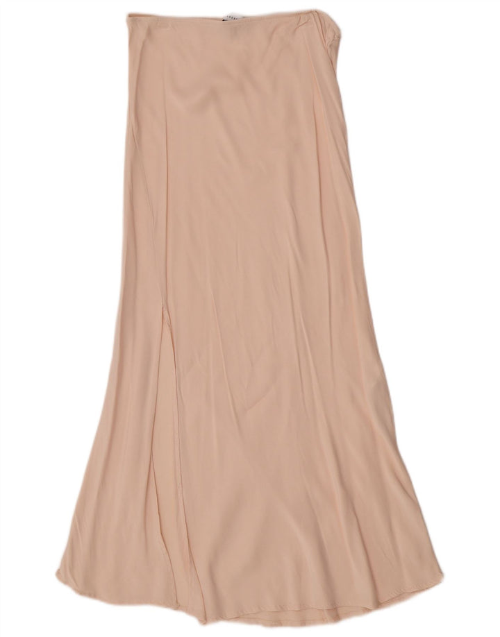 Warehouse Womens Maxi Skirt UK 12 Medium W28 Beige Viscose