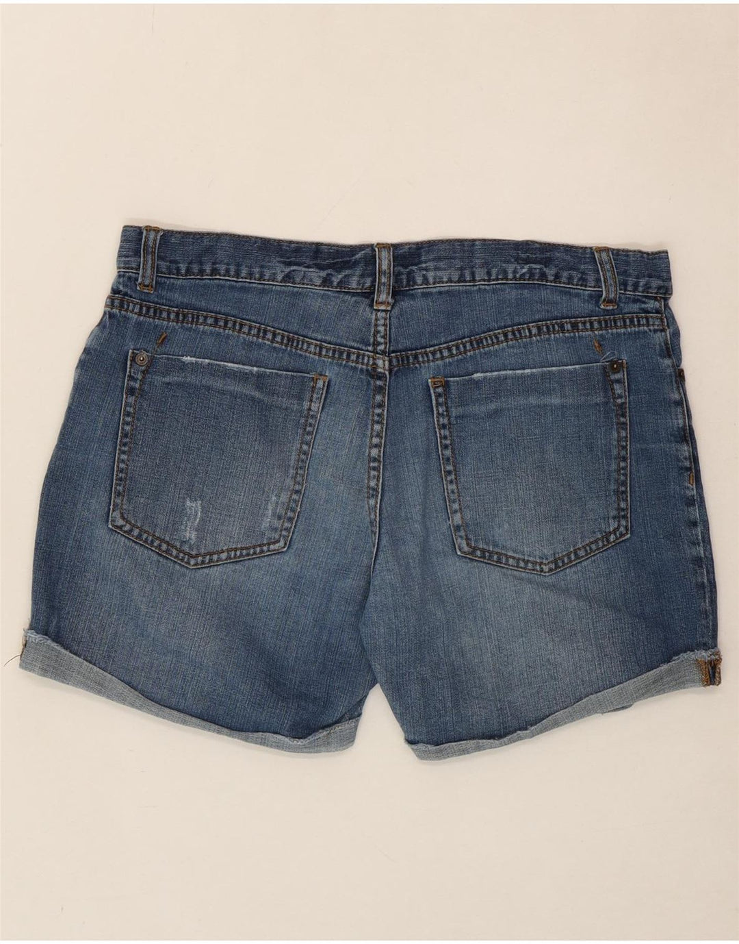 MOSSIMO Womens Boyfriend Denim Shorts US 10 Large W34  Blue Cotton Vintage Mossimo and Second-Hand Mossimo from Messina Hembry 
