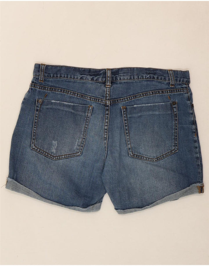 MOSSIMO Womens Boyfriend Denim Shorts US 10 Large W34  Blue Cotton Vintage Mossimo and Second-Hand Mossimo from Messina Hembry 