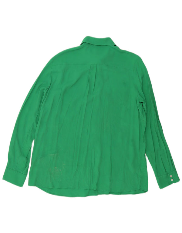 Marella Womens Shirt Blouse UK 16 Large Green