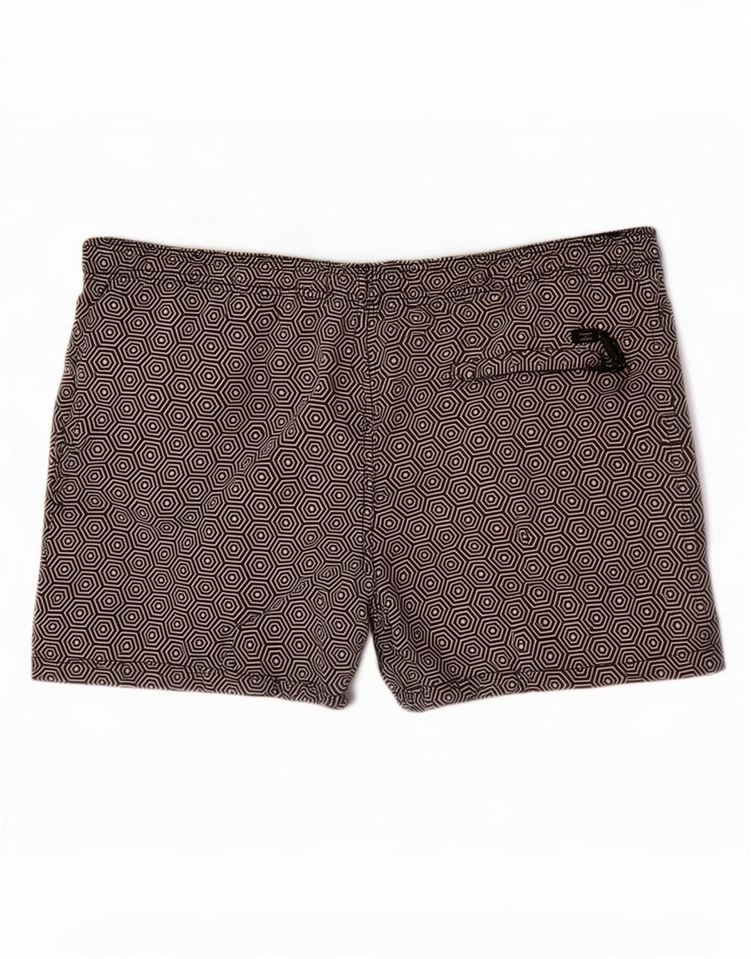 Superdry Mens Swimming Shorts XL Black Geometric Polyester