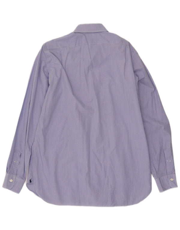 Polo Ralph Lauren Mens Regent Shirt Size 15 1/2 Medium Blue Gingham
