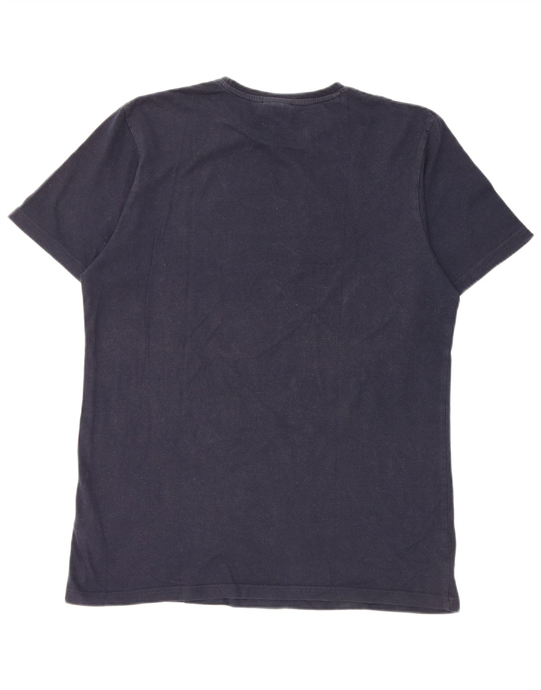 Ellesse Mens Italia Graphic T-Shirt Top Medium Navy Blue Cotton