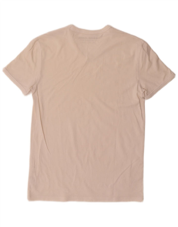 Guess Mens T-Shirt Top Large White Cotton