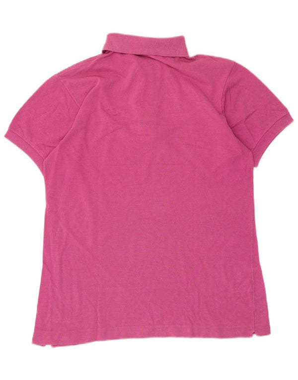 Lacoste Mens Polo Shirt Size 3 Small Pink Cotton