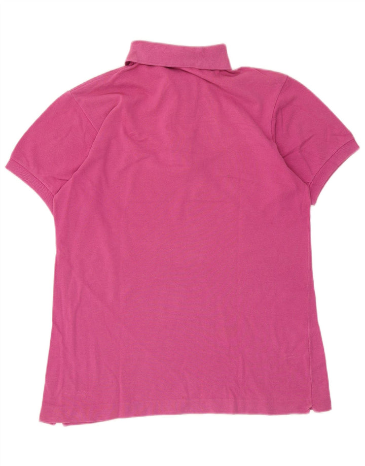 Lacoste Mens Polo Shirt Size 3 Small Pink Cotton