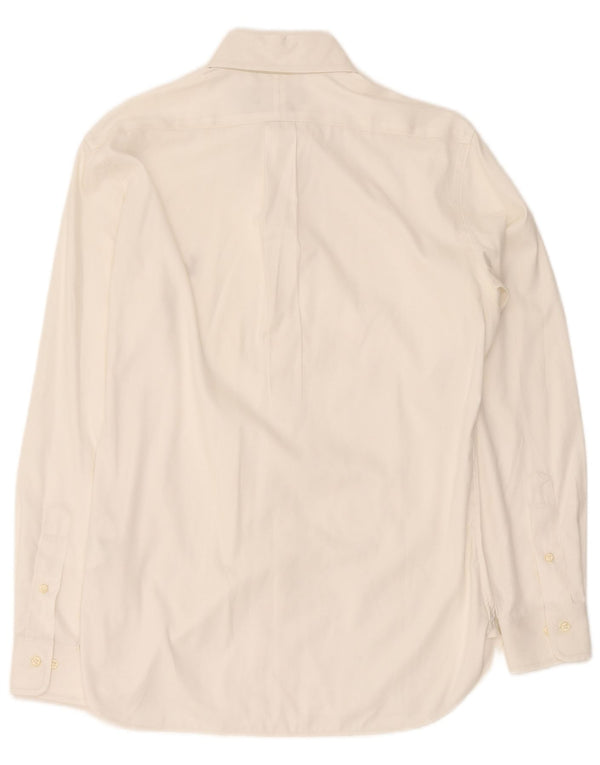 Ralph Lauren Mens Easy Care Shirt Size 39 15 1/2 Medium White Cotton