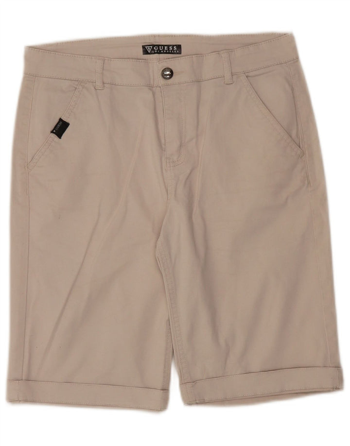 Guess Boys Chino Shorts 15-16 Years XL W30  Beige Cotton